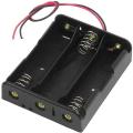3S 18650 Battery Holder Case Box with 6-Inch Wire Leads for 12V Lithium-Ion Batteries in DIY Electronics Projects.