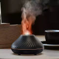Oval Flame Aroma Diffuser & Humidifier – 7-Color LED Light, Multicolor Fire Effect, Essential Oil Diffuser for Home & Office. 
