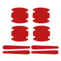 8PCS door handle sticker, scratch-proof car door protective sticker, door bowl protective film. 