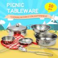 Mini Stainless-Steel Kitchen Toys .A Tiny Size Play House Cooking Utensil Set for Kids . Educational Kitchen Experience. Christm. 