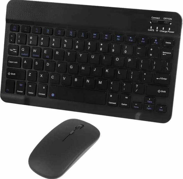Premium Wireless Bluetooth Keyboard & Mouse Combo | Dual Mode Mouse (BT + 2.4GHz) | Scissor Switch Quiet Typing | Rechargeable Long Battery | Compatible with iOS, Android & Windows