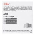 Alice A703 Violin Strings Plated Steel Alloy Winding With 4 pieces Strings Set E/A/D/G Practice Using Violin Strings Full Size. 