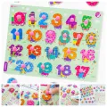 Peekaboo puzzle board jigsaw puzzle pegs ABC 123 preschool developmental toys observation board pegs kids toys. 