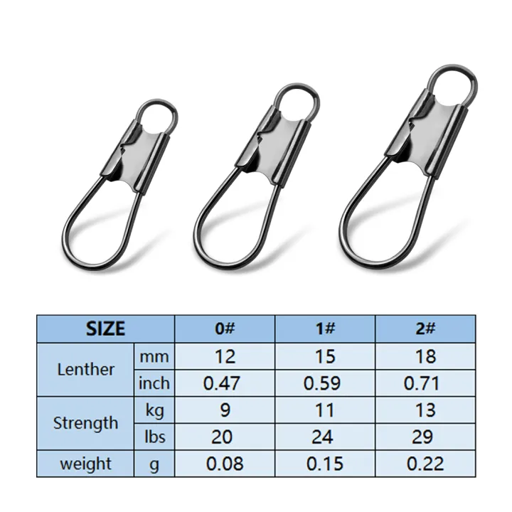 9KM%2050Pcs%20Fishing%20Interlock%20Snaps%20Stainless%20Steel%20Safety%20Snap%20Fishing%20Clip%20Saltwater%20Freshwater%20Quick%20Change%20Fast%20Clip%20Connector%20-%20Image%202