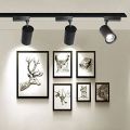 Versatile Aluminum Track Light and Patti: 1-Meter Length, 10W-40W, 220V, White/Black, 6000k-4000k-3000k Options. Ideal for Boutiques, Superstores, Marketplaces, Showroom Displays.. 