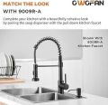 sink soap dispenser black color for kitchen elegant and modern design life hack product. 