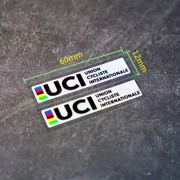 Uci Label UCI certification small label sticker bicycle union certification label ...