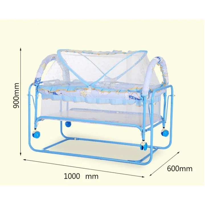 Newborn%20Baby%20Cot%20%7C%20No%20C-2560%20New%20%7C%20Crib%20%7C%20Iron%20Bed%20with%20Roller%20%7C%20Removable%20%7C%20Cradle%20Bed%20Lightweight%20%7C%20Multifunctional%20Crib%20%7C%20Foldable%20%7C%20With%20Mosquito%20Net%20-%20Image%203