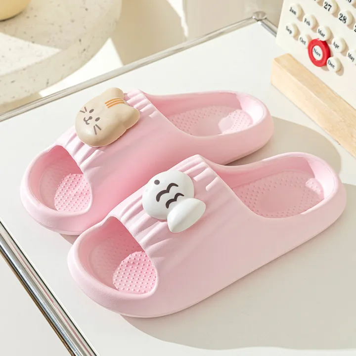 Cute%20Cat%20Decoration%20Soft%20Cloud%20EVA%20Indoor%20Slippers%20Women%20Summer%202026%20Comfort%20Thick%20Bottom%20House%20Slippers%20Girl's%20Cartoon%20Slides%20-%20Image%203