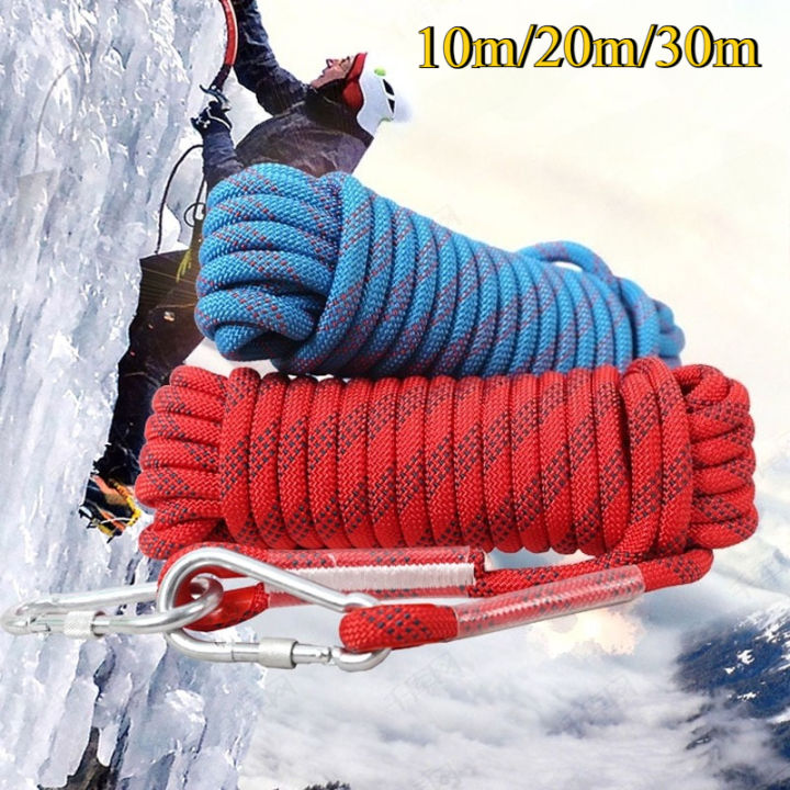 10m/20m/30m Climbing Rope Static Rock Climbing Cord High Strength Rope ...
