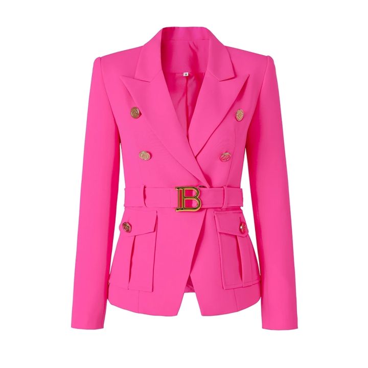 Factory%20Customize%20Luxury%20Quality%20Classic%20Style%20Office%20White%20Black%20Women%20Pocket%20Blazers%20with%20Blet%20-%20Image%203