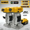 Dewalt Brushless Electric 33000RPM Trimmer Cordless Woodworking Trimming Machine Wood Router Milling Engraving Slotting Machine. 