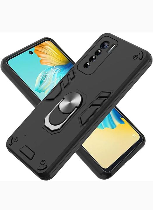 Tecno Camon 17 Pro Armor ring back case for Tecno Camon 17 Pro