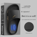 Summer New Men's Non-Slip Anti-Odor Trendy Motion Sandals - Thick Sole Outdoor Slides with Ultra-Soft 'Step-in-Feel' for Men.
