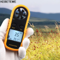 Smart Anemometer Digital Hand-held Wind Speed Gauge Meter Thermo Anemometer And Infrared Thermometer With LCD Backlight Display. 