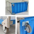 Premium Quality Steel Platform Factory and Mart Use Warehouse Loading Trolley - Hand Truck Push Cart - Load Capacity 500 kg. 