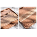 Natural Acacia Wood Tray Coffee Tray Rectangular Plate Fruit Snacks Food Storage Trays Dessert Candy Tray Gongfu Tea Tray. 