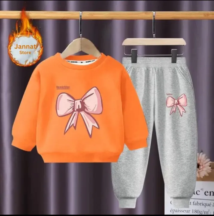 Sweatshirt%20And%20Pajama/Trousers%20For%20Kids%20And%20Baby%20Girls%20Imported%20Comfy%20Winter%20Warm%20Top%20Clothes%20Sets%20Dresses%20Outfit%20Traksuit%20Jannat%20Store%20-%20Image%203
