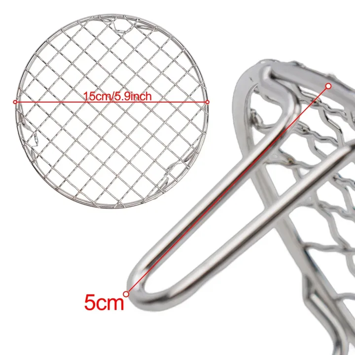 1pc%20Stainless%20Steel%20Round%20Grid%20Net%20Barbecue%20Net%20Baking%20Tray%20BBQ%20Grid%20With%20Leg%20With%20Foot%20Outdoor%20Camping%20Barbecue%20Stand%20Net%20-%20Image%204