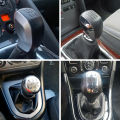 New Chrome Car ABS Gear Shift Knob Manual 5 Speed For Peugeot 106 107 206 207 306 307 308 3008 406 5008 605 807. 