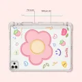 For iPad Case iPad 10th Gen 12.9 4th 5th 6th Air 4th 5th 10.9 Pro 11 2nd 3rd 4th iPad 10.2 with Pen Slot TPU Transparent Cover. 
