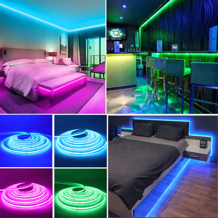 DC%205V%20USB%20COB%20Strip%203MM%205MM%208MM%20White/Pink/Red/White/Yellow/Ice%20Blue/Green%20Flexible%20Ribbon%20Rope%20Home%20Decor%20TV%20Backlight%20-%20Image%205