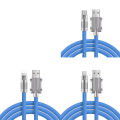 6A 120 W fast charging cable metal zinc alloy liquid silicon data cable type C suitable for Huawei Xiaomi Android phone. 