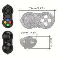 Fidget Pad with 8 Fidget Functions, Fidget Controller Stress Reducer, Fidget Toy Cube Relieves Stress and Anxiety Relief Toys. 