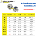 M3 M4 M5 M6 M8 M8 M10-1.5 mm thread M12-1.75 ultra fine thread/d6926 flat plate nut, stainless steel nylon rubber 304 size. 