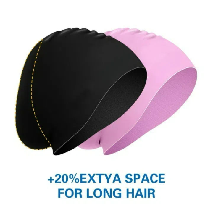 Silicone%20Extra%20Large%20Swimming%20Cap%20for%20Long%20Hair%20Braid%20Professional%20Waterproof%20Diving%20Cap%20Women%20Men%20Ladies%20African%20Over%20Size%20Huge%20-%20Image%202