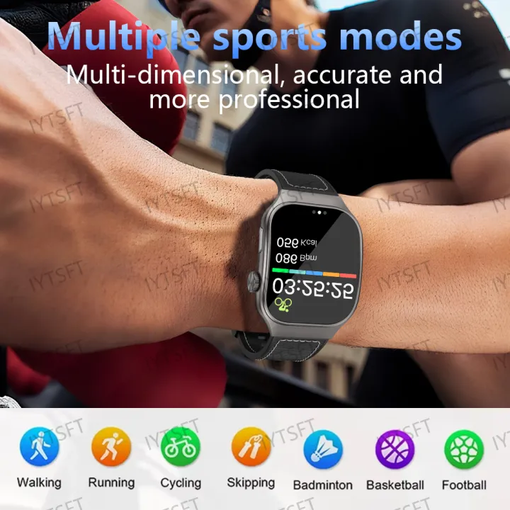 LAXASFIT%202.01%20Inch%20Curved%20Screen%20Men's%20Smart%20Watch%20Bluetooth%205.3%20HD%20Call%20Multiple%20Sports%20Modes%20Woman%20Watch%20%20-%20Image%202