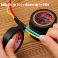 10/100M Black Flame Retardant Electrical Insulation Tape Strong Adhesive Wire Harness Tape for Electrical Wiring Waterproof Tape. 