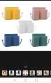 Stylish Wall Mounted Multi-Functional Storage Box Punch Free Mounted by Both Side Gum (Mobile phone charging holder, remote holder). 