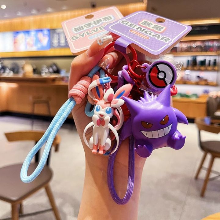 Genuine%20Pokemon%20Keychain%20Pikachu%20Gengar%20Sylveon%20Sprigatito%20Quaxly%20Fuecoco%20Anime%20Action%20Figure%20Toy%20Keyring%20Fragrance%20Pendant%20Gift%20-%20Image%203
