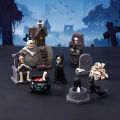 Cute Halloween Micro Landscape Miniature Figurines Resin Craft Mini Fairy Garden Ornaments Cute Pumpkin Ghost Vampire Decoration. 