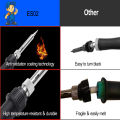 10-IN-1 Electric Soldering Iron NEW 60W Adjustable Temperature Replaceable Soldering Iron Head Soldering Iron Pen Welding Kit. 