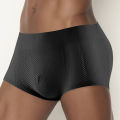 Men Built-in Fake Butt Hip Lifter Enhancer Shorts Body Shaper Padded Push Up Underwear Shapewear Underpants Breathable Boxer. 