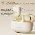 Lenovo EA110 Wireless Headset Bluetooth 5.4 Intelligent Touch Control Headphones Long Lasting Battery Life Support Android ISO. 