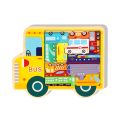 Wooden Animal Jigsaw Dinosaur Puzzle Kids Education Toys Colorful Fruit Transportation Puzzles DIY Fish Jigsaw Board Games. 