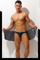 Sleep Bottoms Man Microfiber Pajamas Men Nightwear Short towel Pants Side Split Bathrobe Culottes Soft Thick.