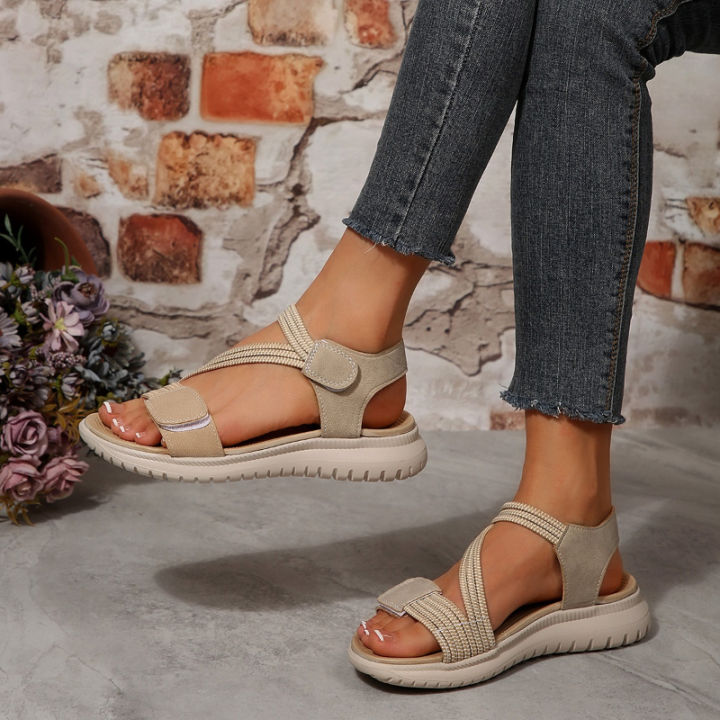2026%20Women%20New%20Fashion%20Elegant%20Sandals%20Summer%20Outdoor%20Sports%20Beach%20Wedge%20Height%20Increase%20Womens%20Comfortable%20Opened%20Toe%20Shoes%20-%20Image%202