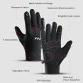 Winter Sports Plus Velvet Warm Gloves For Men And Women Touch Screen Ski Cycling Bicycle Riding Cold-Proof Outdoor Gloves. 
