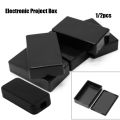 1/2pcs Black High Quality ABS Plastic Waterproof Cover Project Enclosure Boxes Instrument Case Electronic Project Box. 