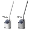 Durable Toilet Brush With Base Cleaning Holder Bathroom Cleaning Tools Long Handle Plastic Wall Hanging Toilet Brush. 