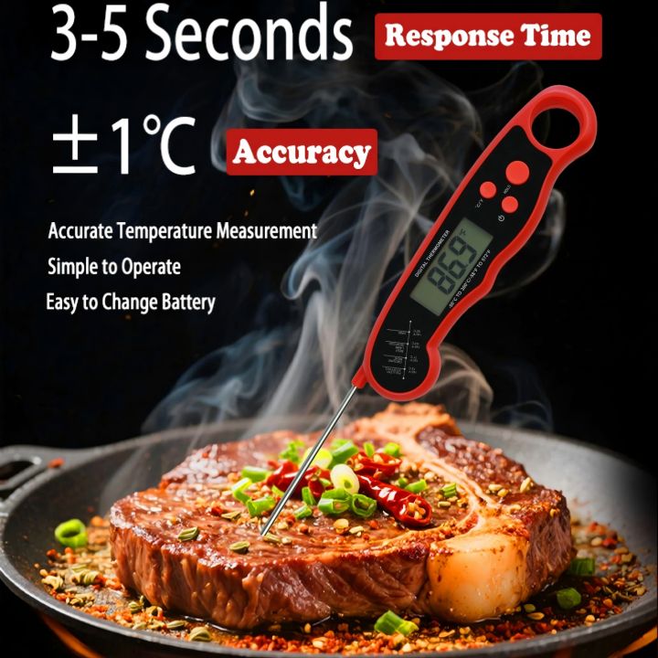 Baking Termometer Quick Digital Food Thermometer Kitchen Cooking Baking Tool Instant Test ...