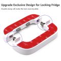 Refrigerator Child Safety Lock Anti-Pinch Hand Cabinet Door Lock Multi-Function Lock Baby Anti-Pinch Drill Free.