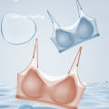 Ultra-thin Seamless Padded Bras For Women Ice Silk Underwear Sexy Lingerie Small Chest Push Up Bra Sexy Tube Tops Bra Intimates. 