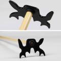 1/2/4pcs New Snooker Billiards Cue Rack Bridge Head Cross Antlers Rod Holder. 