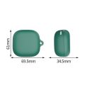Silicone Earphone Case Anti Drop Dustproof Bluetooth Headphone Cover with Carabiner Shockproof for Anker Soundcore R60i NC. 