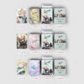 50Pcs/Set Honkai:Star Rail Aventurine Laser Glitter Card Cosplay Anime Game Playing Cards Lomo Photo Card For Fans Collection. 